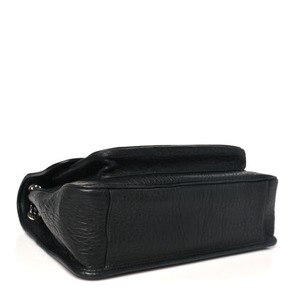 Saint Laurent Grained Lambskin Monogram Large Niki Chain Satchel Black 4 of 9