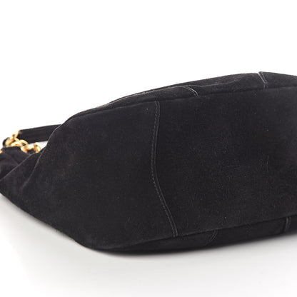 Prada Scamosciato Suede Hobo Black 8 of 9