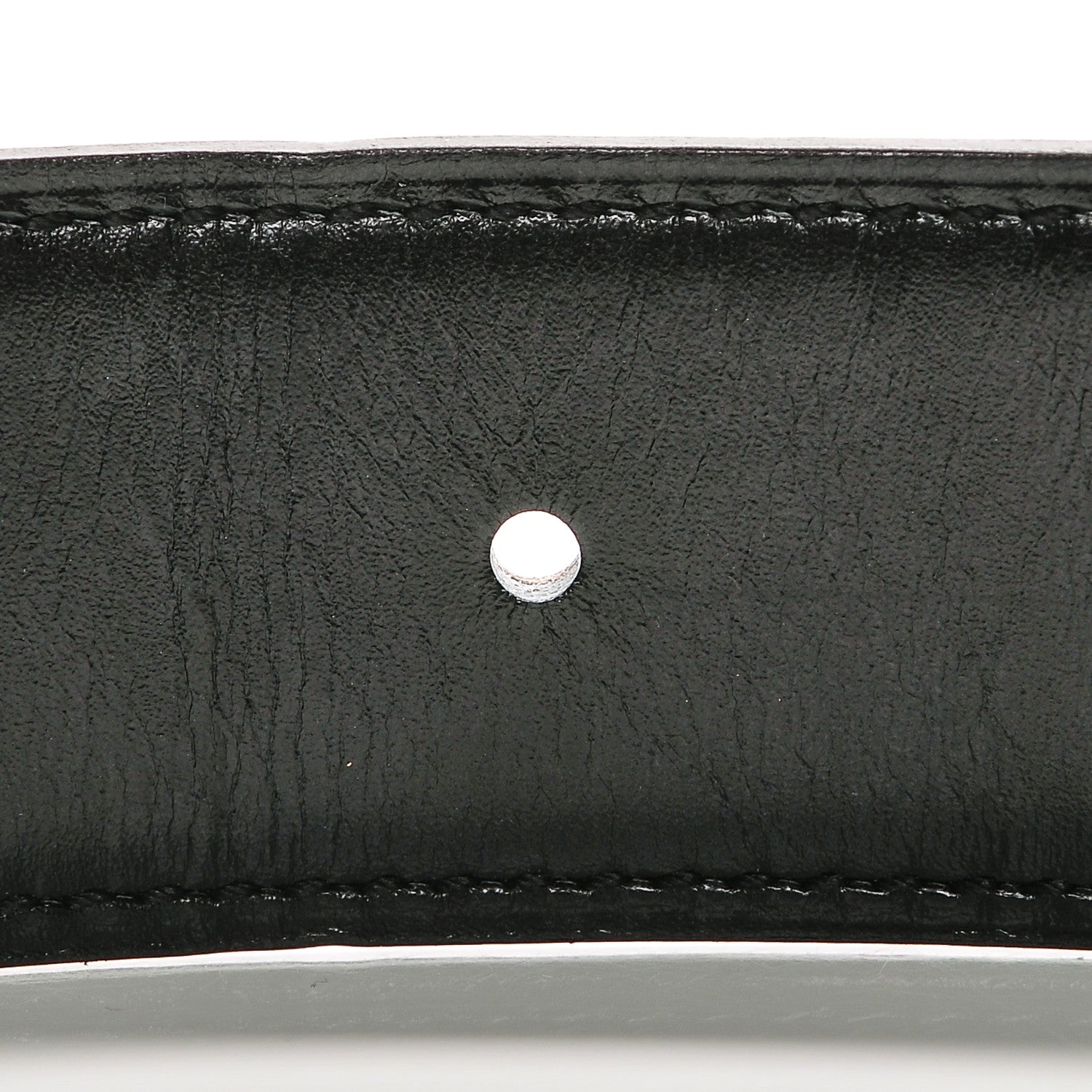 Hermes Box Togo 32mm H Belt 95 Black Etoupe 7 of 8