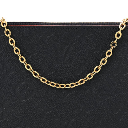 Louis Vuitton Empreinte Double Zip Pochette Marine Rouge 10 of 13