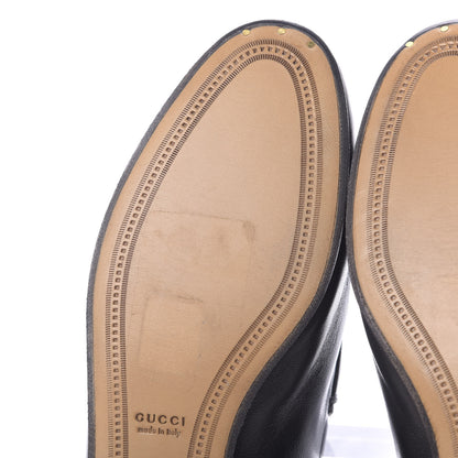 Gucci Lambskin Womens Brixton Horsebit Loafers 37 Black 9 of 11