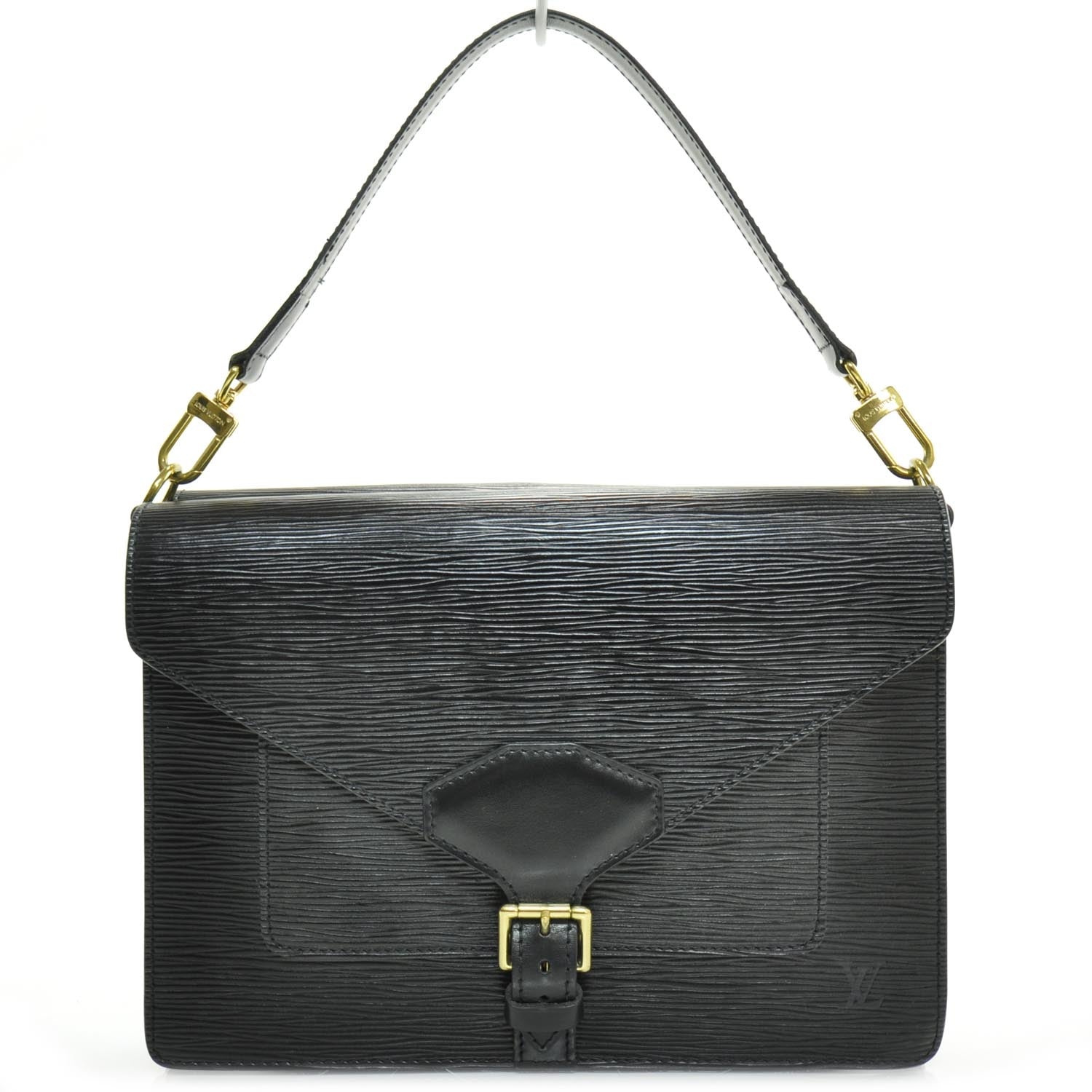 Louis Vuitton Epi Sac Biface Black 4 of 9