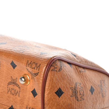 MCM Visetos Boston Bag Cognac 15 of 23
