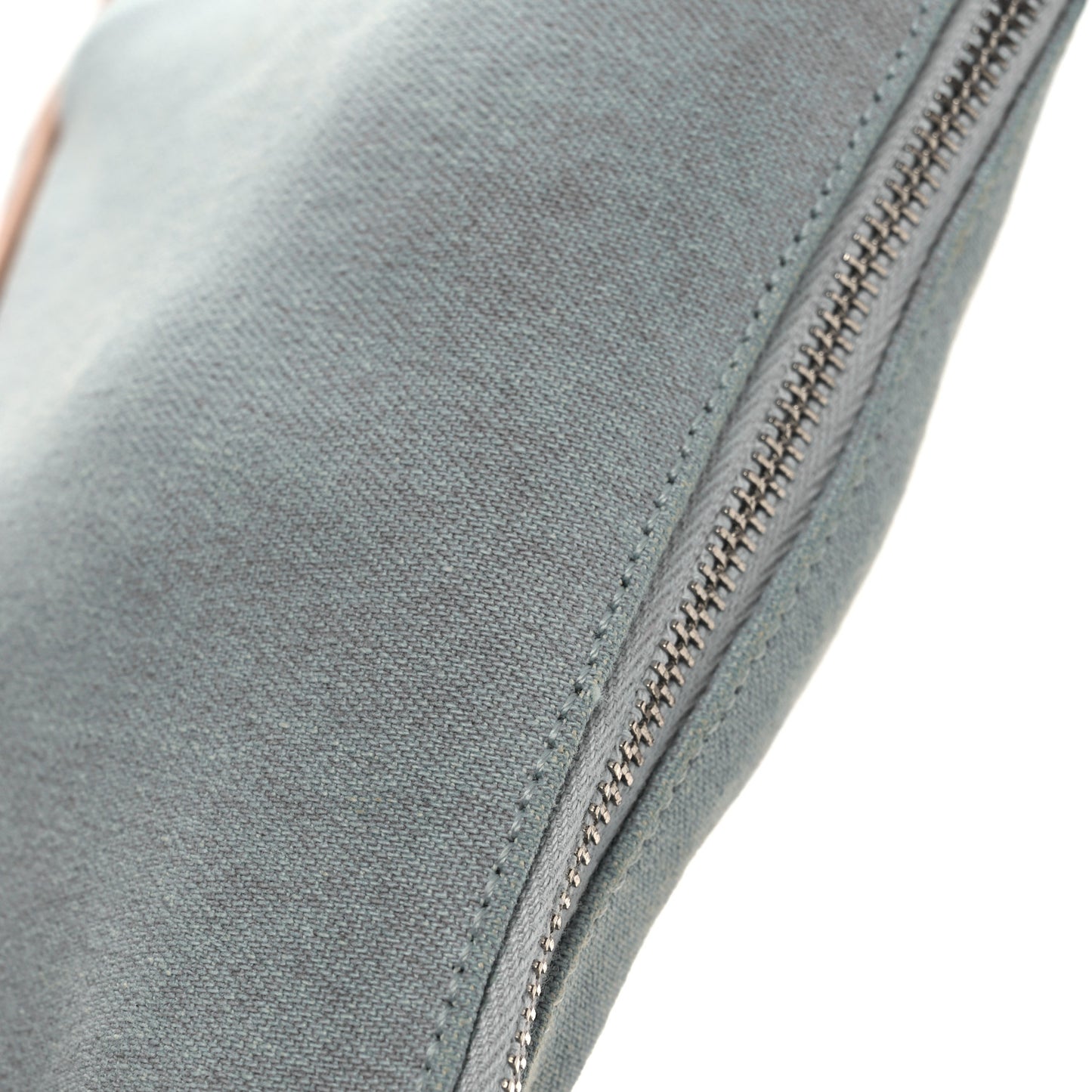 Denim Mini Saddle Pochette Blue