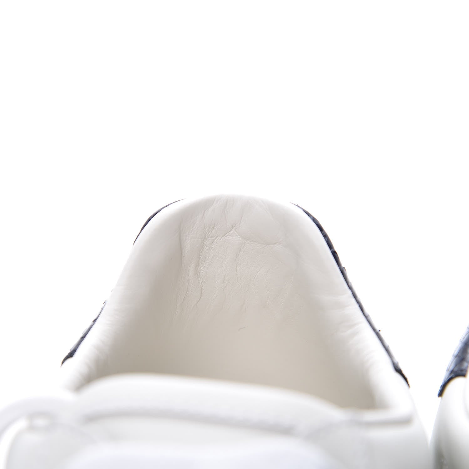 Gucci Calfskin Ayers Web Ace Sneakers 36.5 White Blue 10 of 12