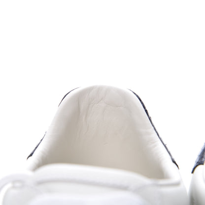 Gucci Calfskin Ayers Web Ace Sneakers 36.5 White Blue 10 of 12
