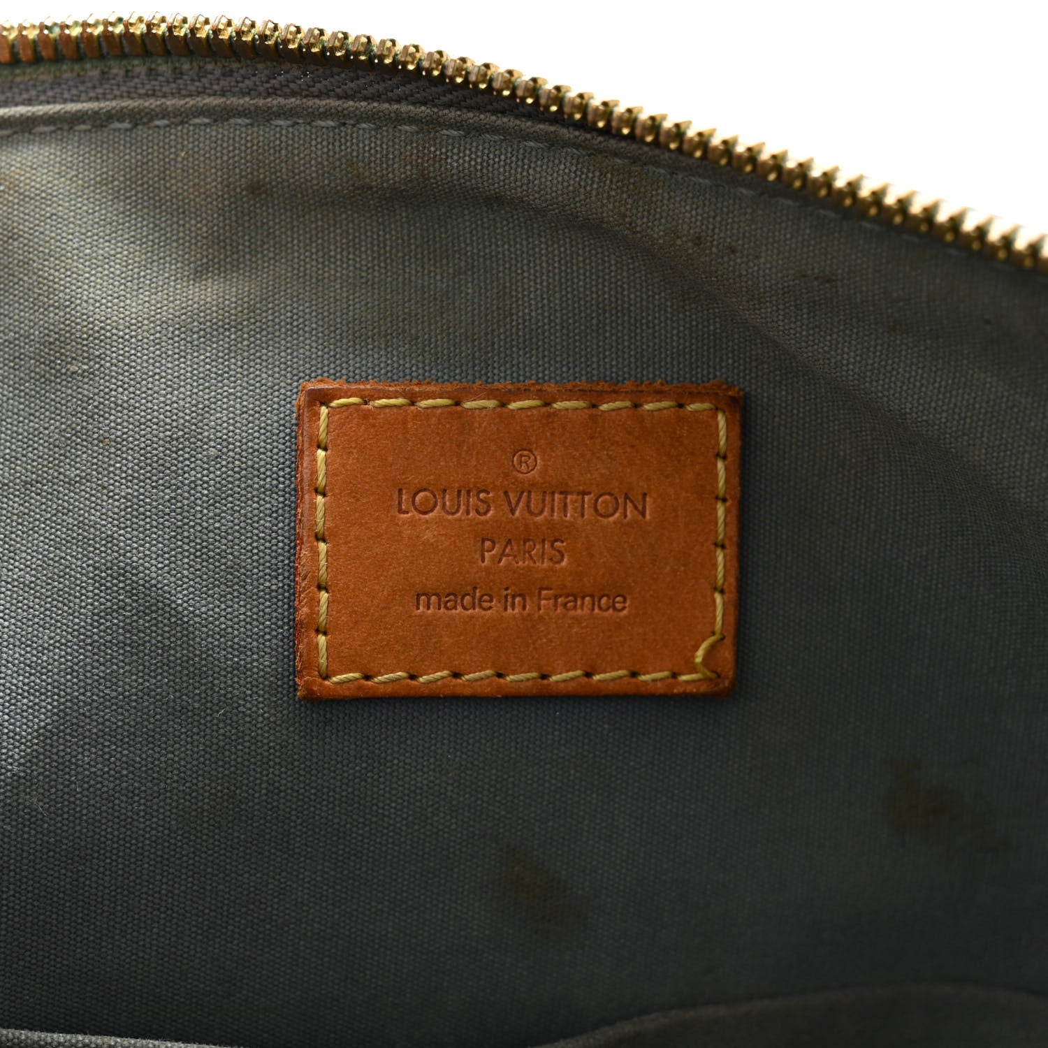 Louis Vuitton Vernis Alma GM Gris Art Deco 6 of 11