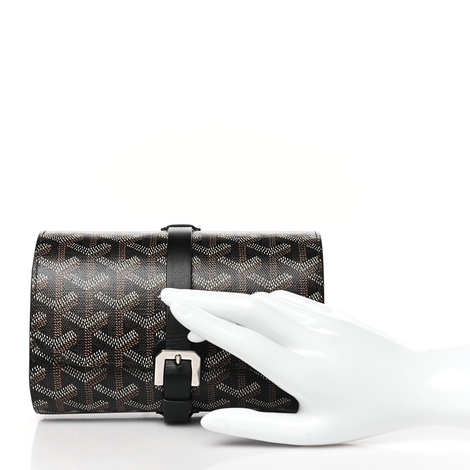 Goyard Goyardine Double Travel Watch Case Black 2 of 9