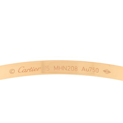 Cartier 18K Yellow Gold Small LOVE Bracelet 15 4 of 7