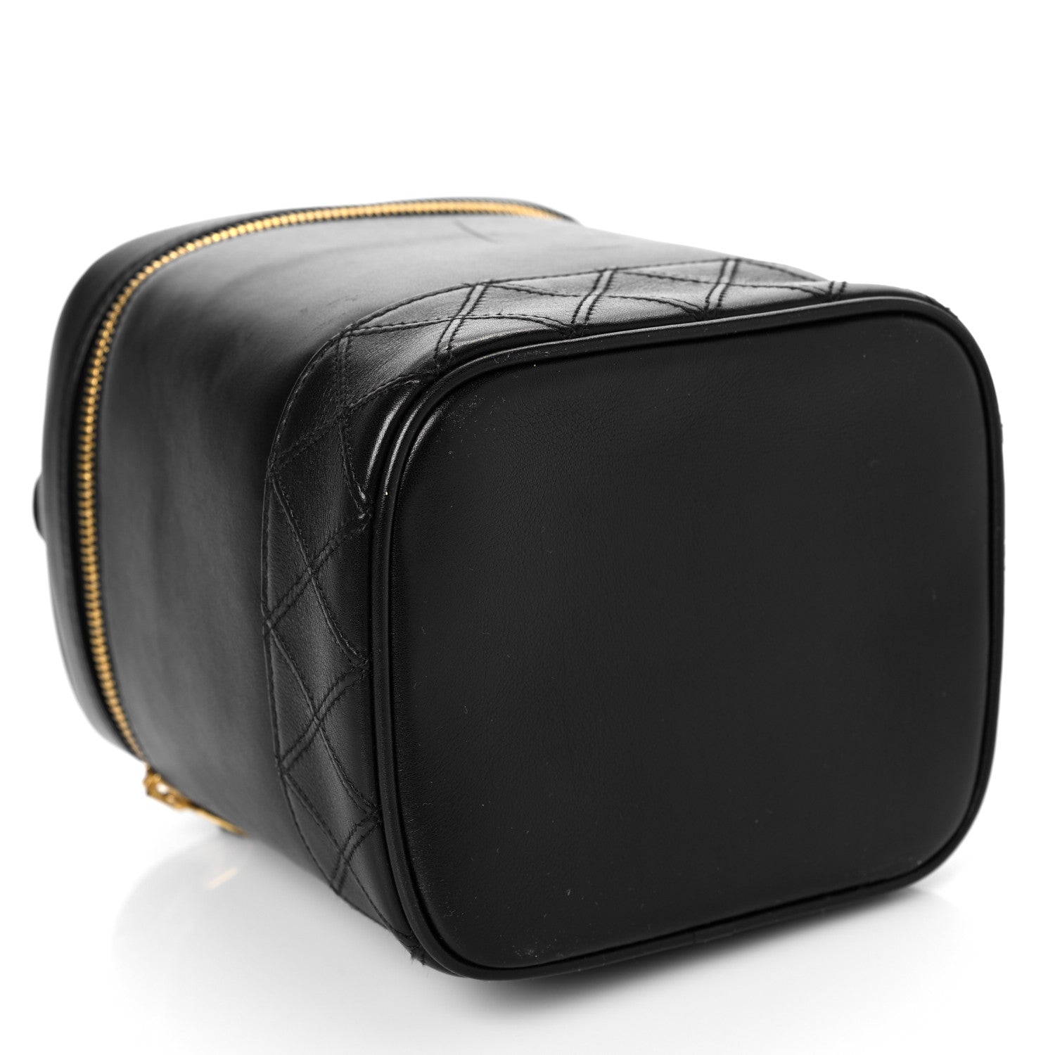 Chanel Lambskin Vanity Cosmetic Case Black 4 of 11
