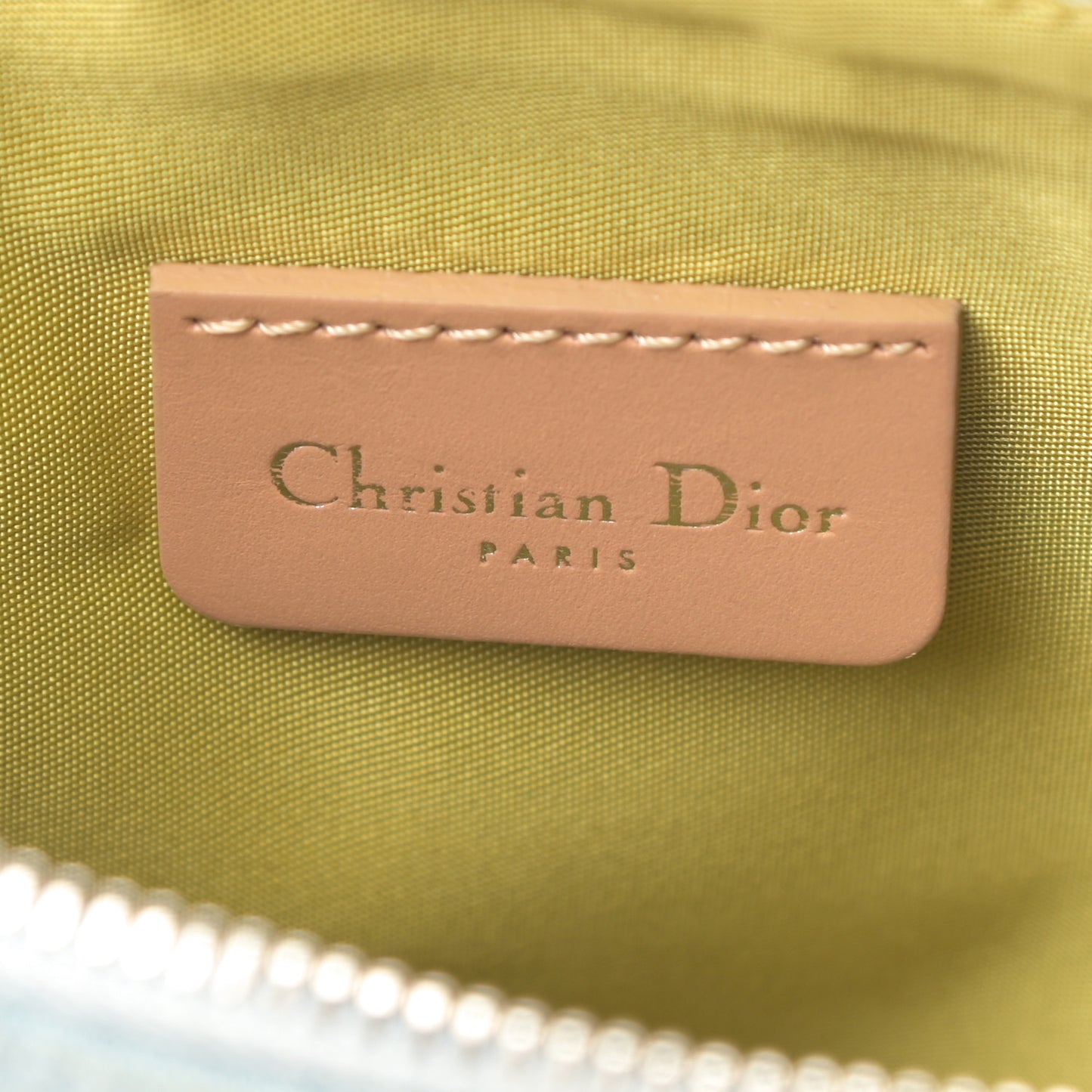 Denim Mini Saddle Pochette Blue