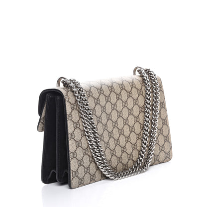 Gucci GG Supreme Monogram Small Dionysus Shoulder Bag Black 3 of 8