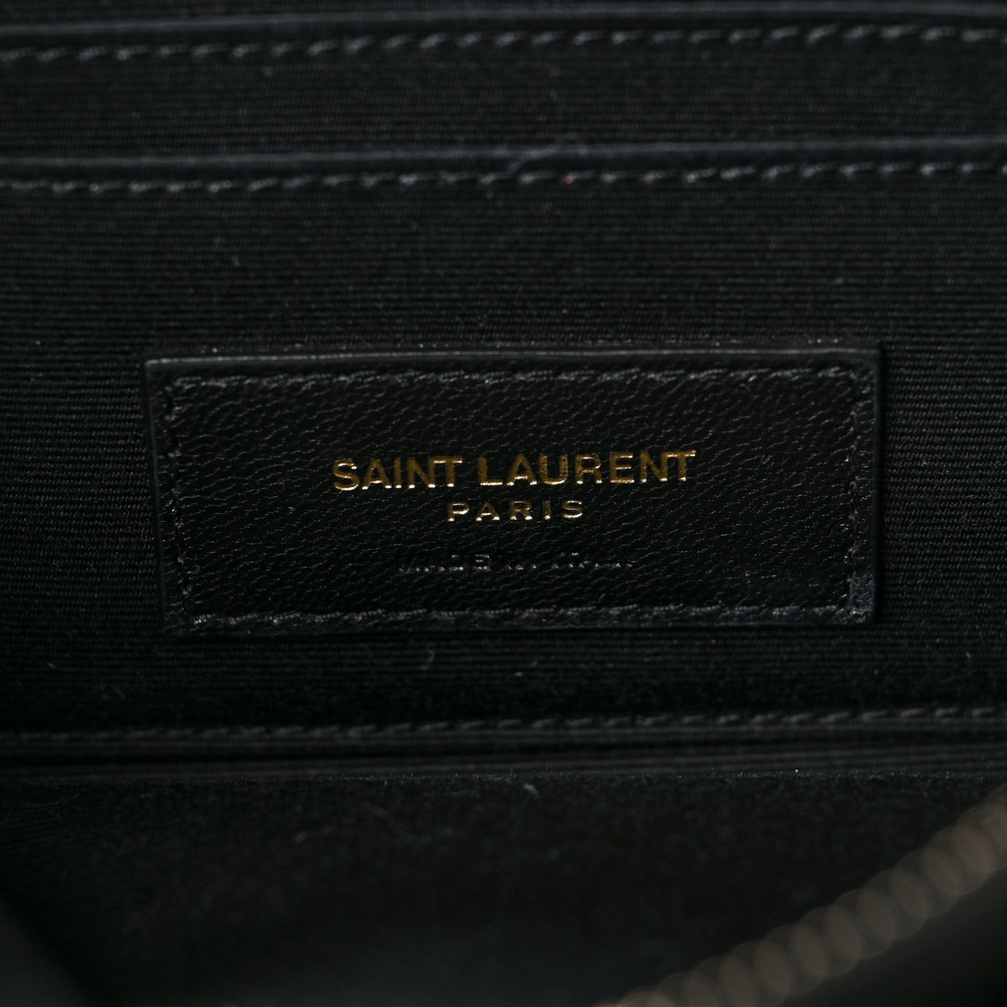 Grained Lambskin Quilted Mini Becky Double Zip Bag Black
