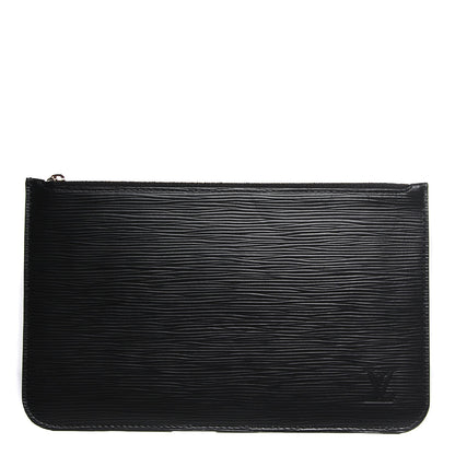 Louis Vuitton Epi Neverfull Pochette MM GM Black 1 of 7