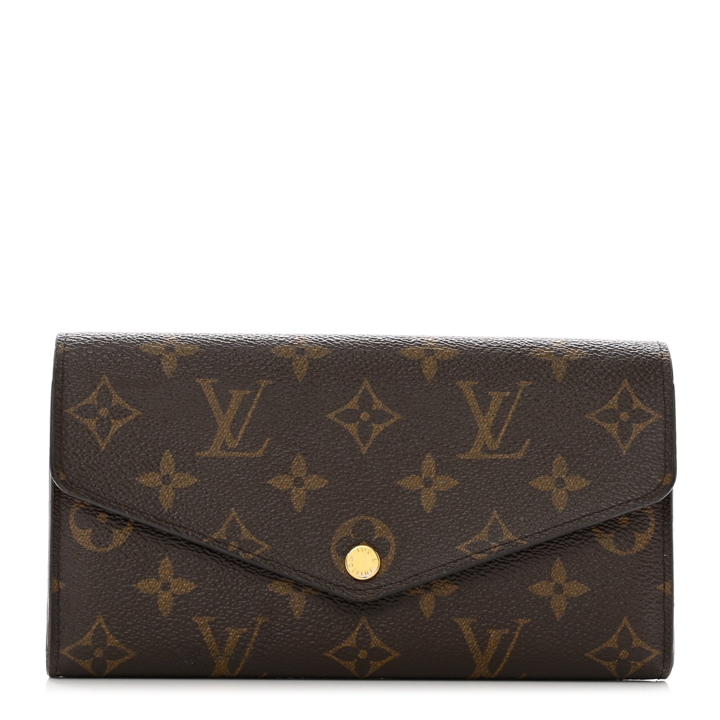 Monogram Sarah Wallet NM Coquelicot