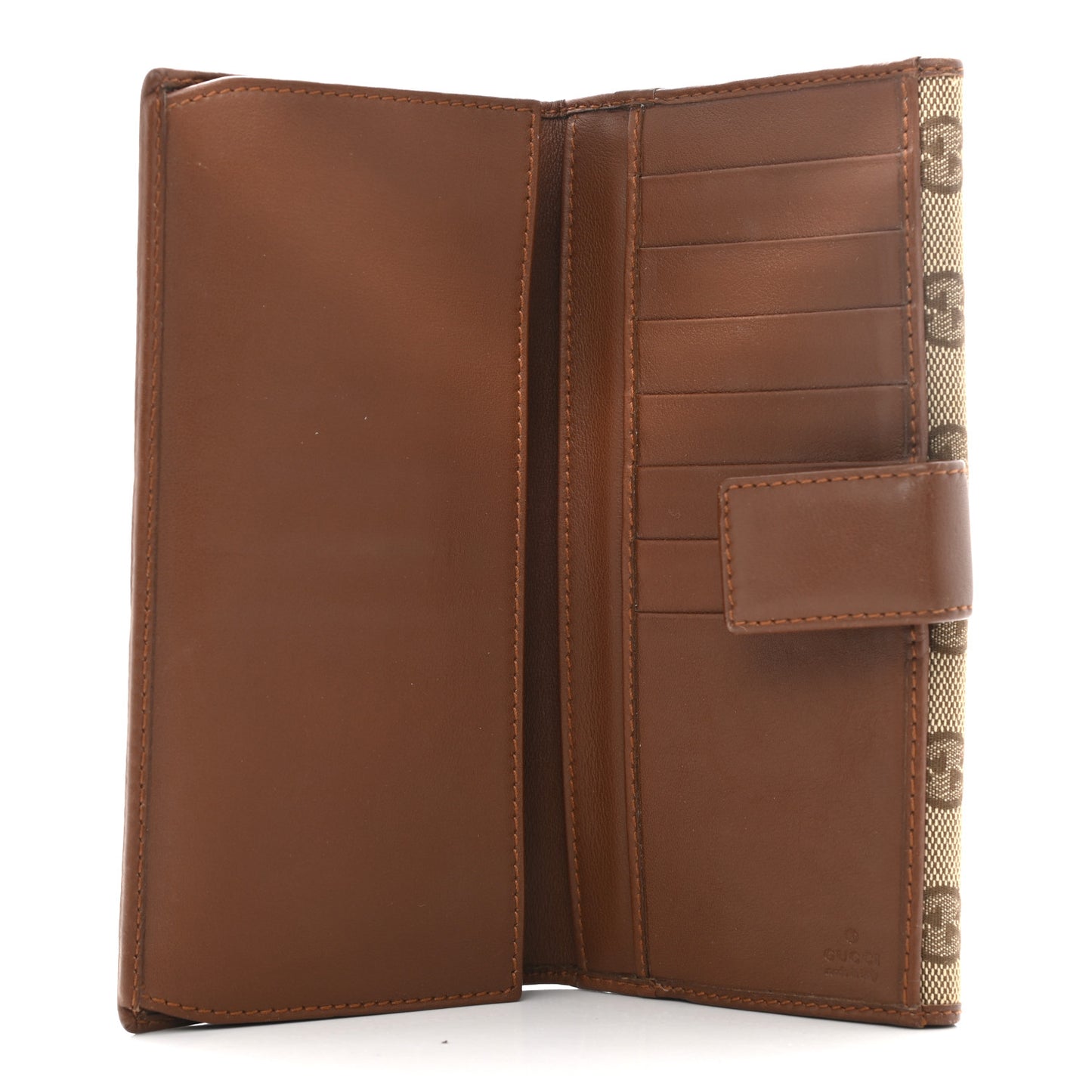 Monogram New Britt Continental Snap Wallet Dark Brown