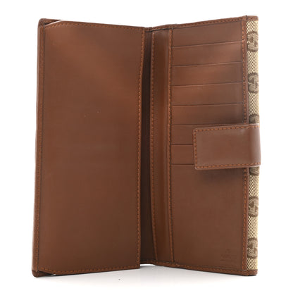 Gucci Monogram New Britt Continental Snap Wallet Dark Brown 5 of 6