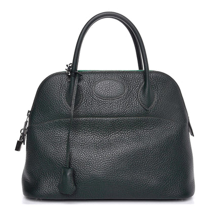 Hermes Taurillon Clemence Bolide 31 Vert Fonce 1 of 8