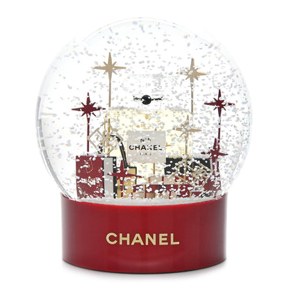 Chanel Glass N°5 Perfume Bottle Snow Globe Red 1 of 8