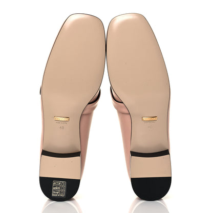 Gucci Malaga Kid Womens GG Marmont Loafers 40 Perfect Pink 5 of 9