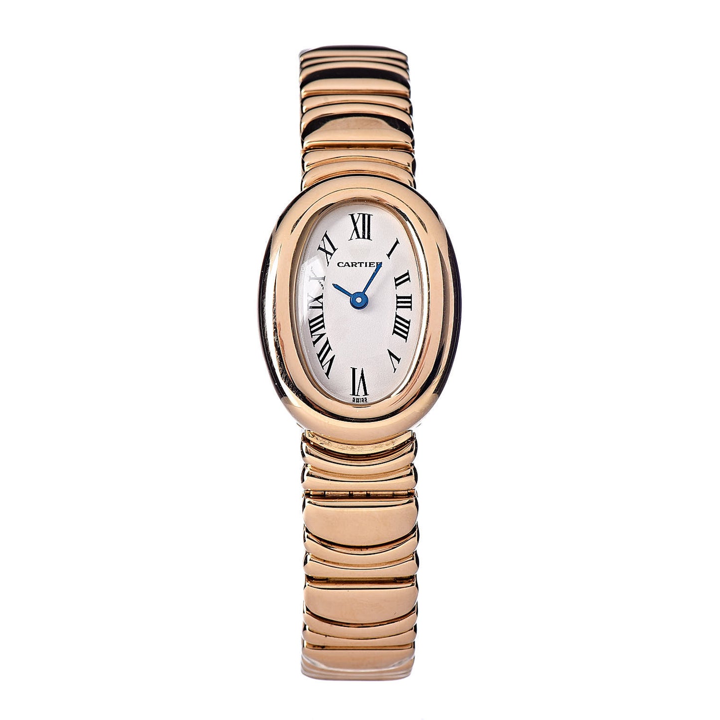 18K Yellow Gold 18mm Baignoire Quartz Watch