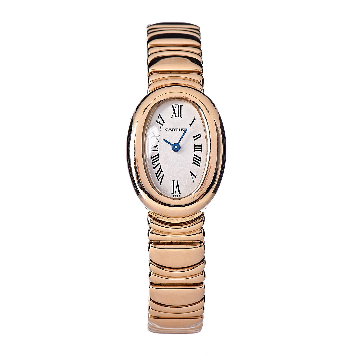 Cartier 18K Yellow Gold 18mm Baignoire Quartz Watch 1 of 7