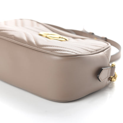Gucci Calfskin Matelasse Small GG Marmont Chain Shoulder Bag Porcelain Rose 7 of 10