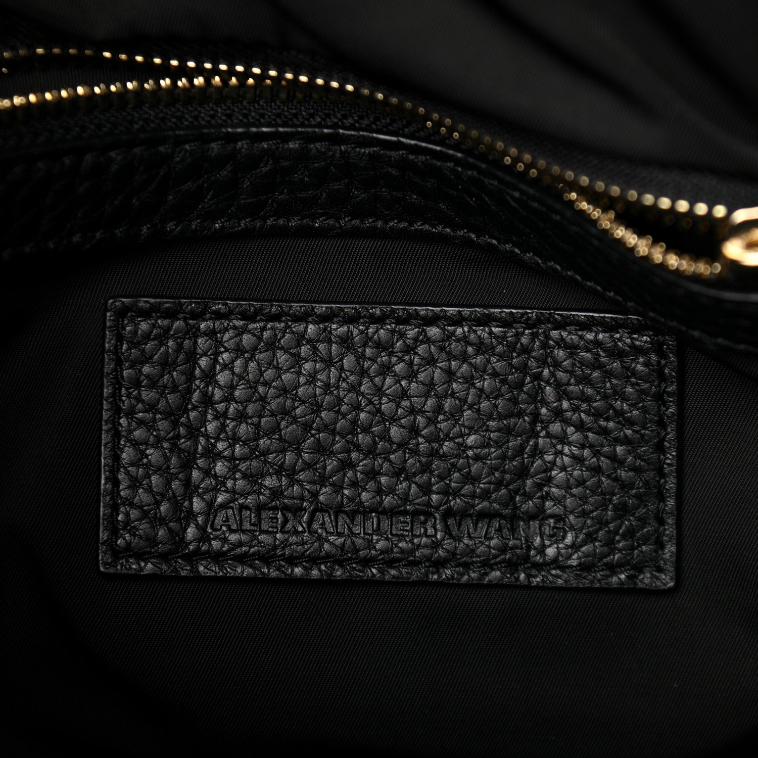 Alexander Wang Pebbled Lambskin Rockie Black Rhodium Hardware 6 of 14
