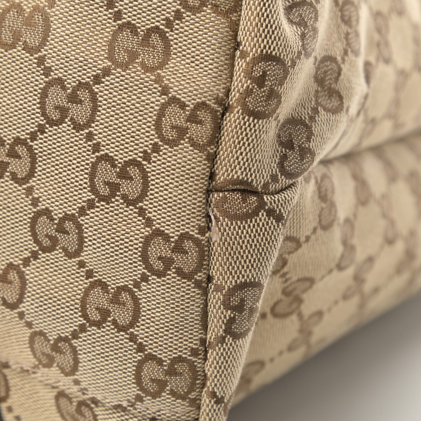 Monogram Large Bamboo Bar Tote Brown