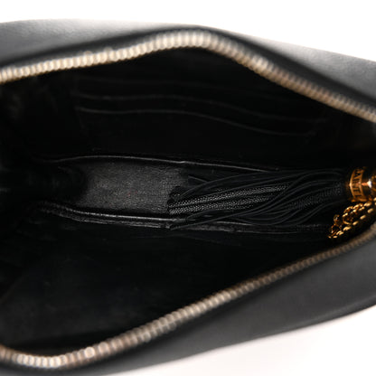 Saint Laurent Grain De Poudre Matelasse Monogram Mini Lou Camera Bag Black 5 of 11