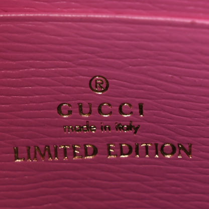 Gucci Calfskin Floral Print Mini Dionysus Chain Wallet Ivory Pink 6 of 9