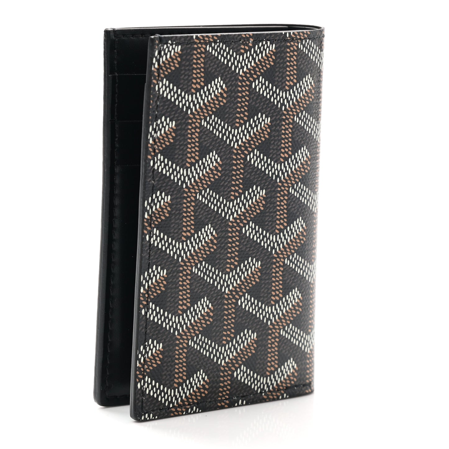 Goyardine Saint Pierre Card Holder Black