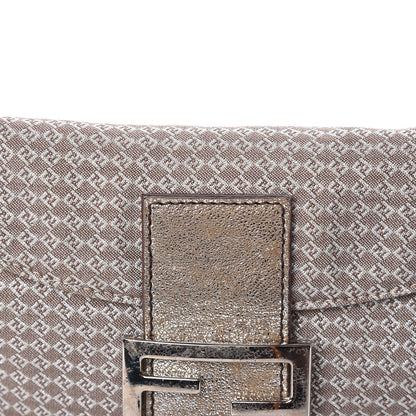 Fendi Metallic Zucchino Baguette Silver 8 of 12