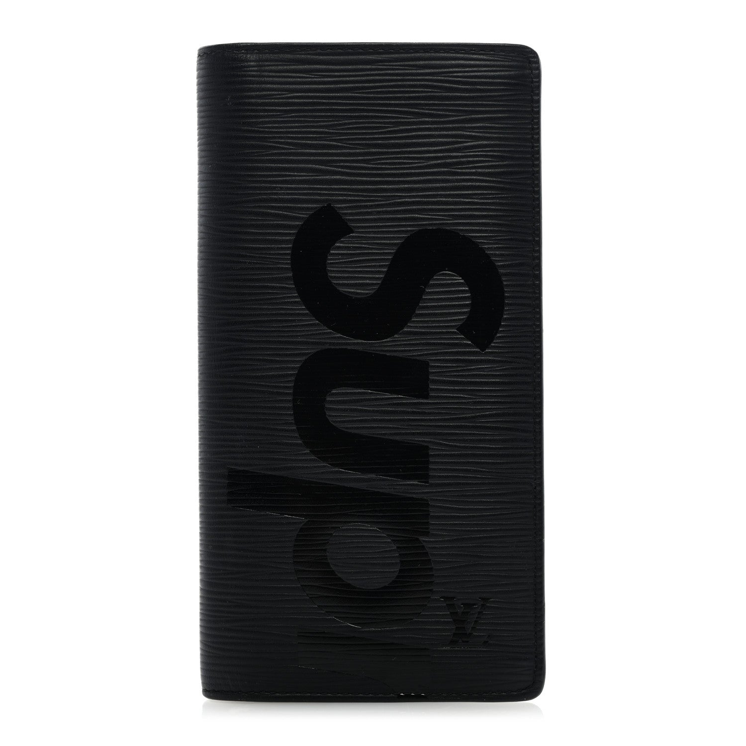 Louis Vuitton X Supreme Epi Brazza Wallet Black 1 of 6