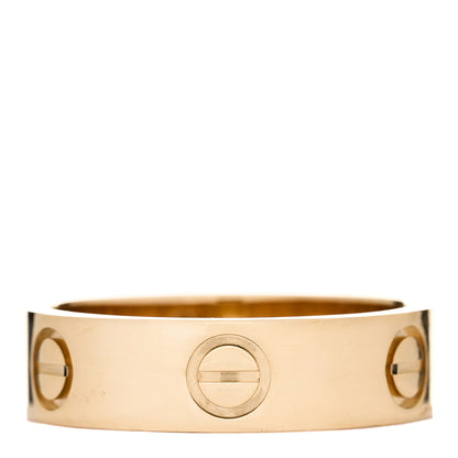 Cartier 18K Yellow Gold 5.5mm LOVE Ring 55 7.25 1 of 5