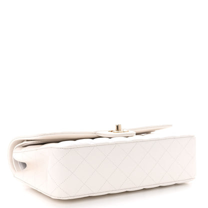 Chanel Caviar Quilted Medium Double Flap White 3 of 9