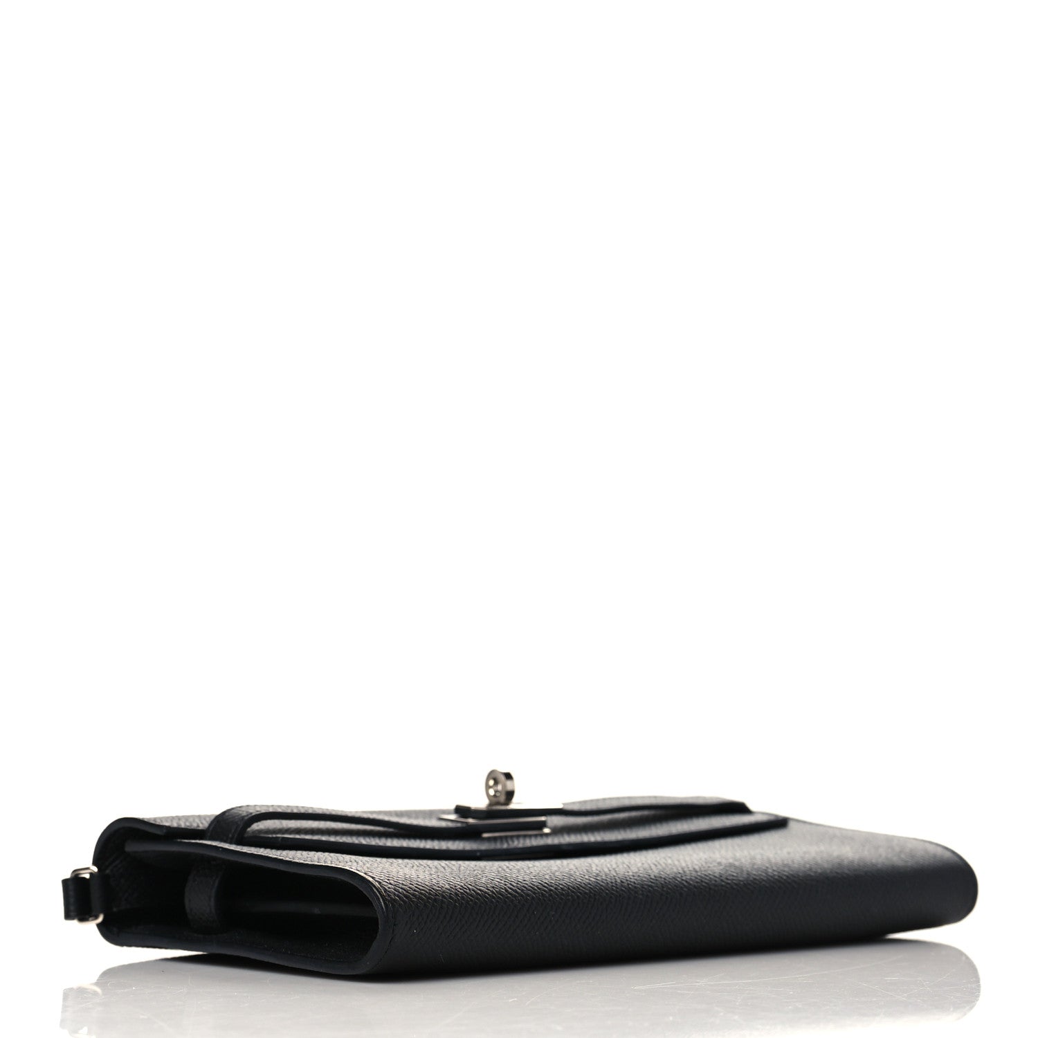 Hermes Epsom Kelly Wallet To Go Black 4 of 9