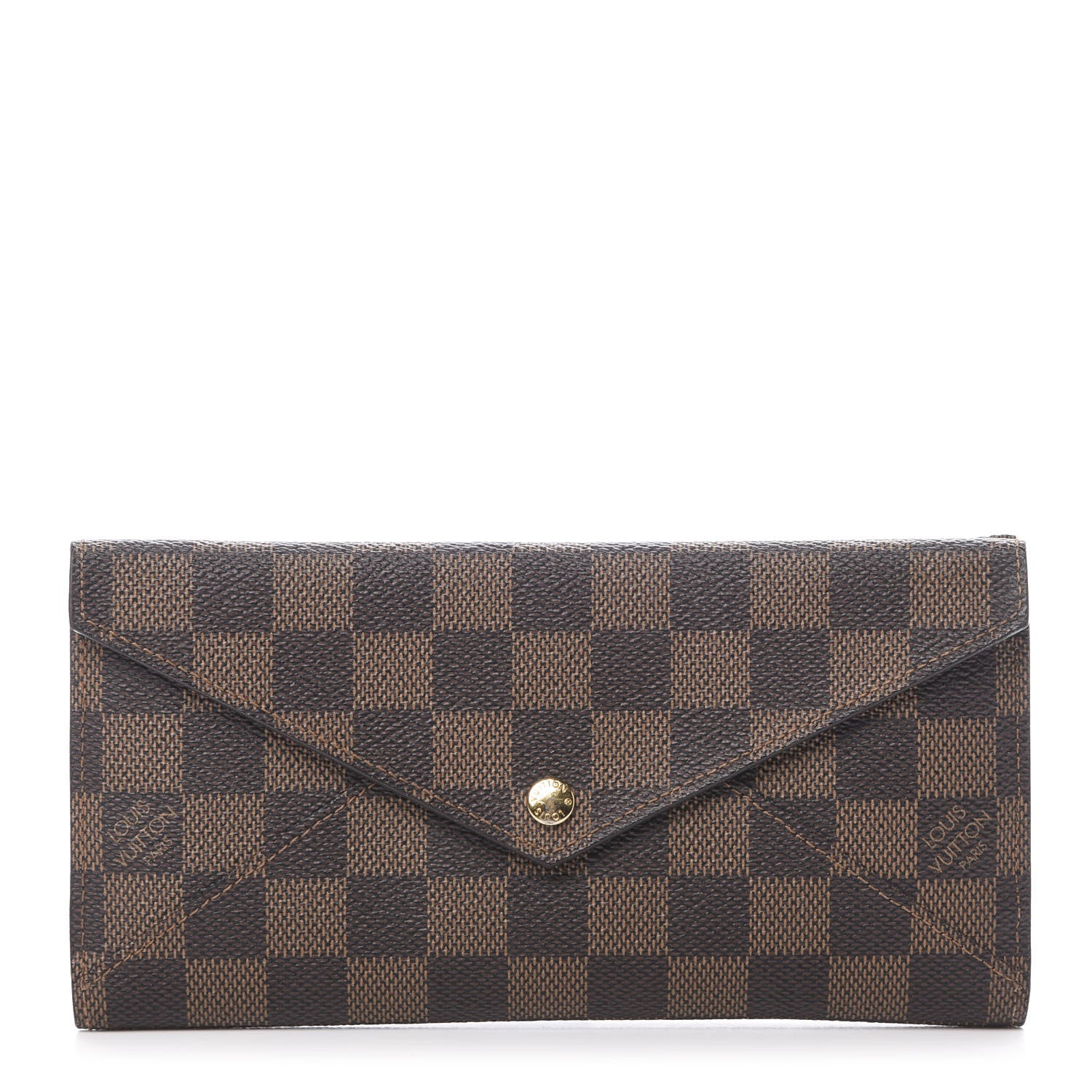 Louis Vuitton Damier Ebene Long Origami Wallet 1 of 11
