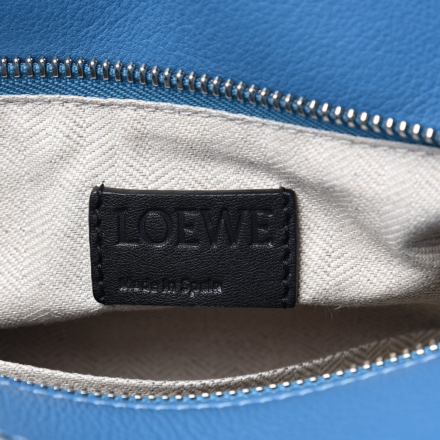 Calfskin Small Puzzle Bag Light Blue Aqua
