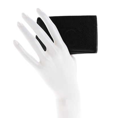 Chanel Caviar Timeless CC 6 Key Holder Case Black 2 of 13