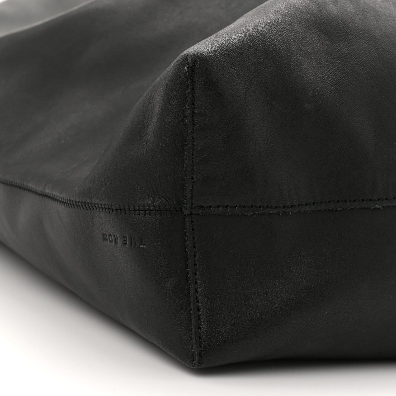 The Row Calfskin New Bindle Bag Black 9 of 10