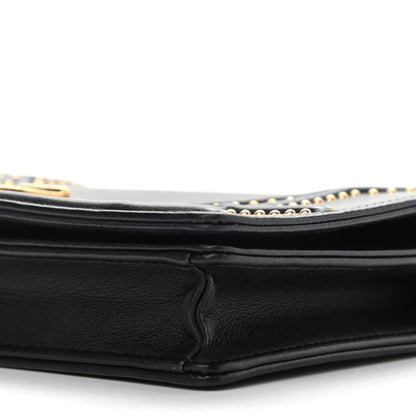 Christian Dior Lambskin Studded Micro Diorama Flap Bag Black 12 of 13