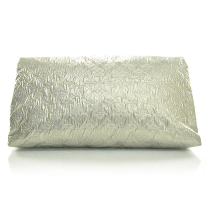 Louis Vuitton Jacquard Quilted Monogram Limelight Clutch GM Perle 2 of 7