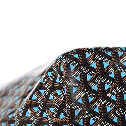 Goyard Goyardine Saint Louis Claire Voie GM Black Blue 10 of 11