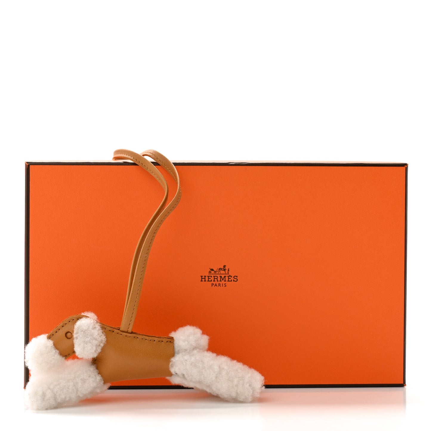 Milo Lambskin Shearling Budy Charm Biscuit