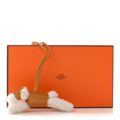 Hermes Milo Lambskin Shearling Budy Charm Biscuit 7 of 7