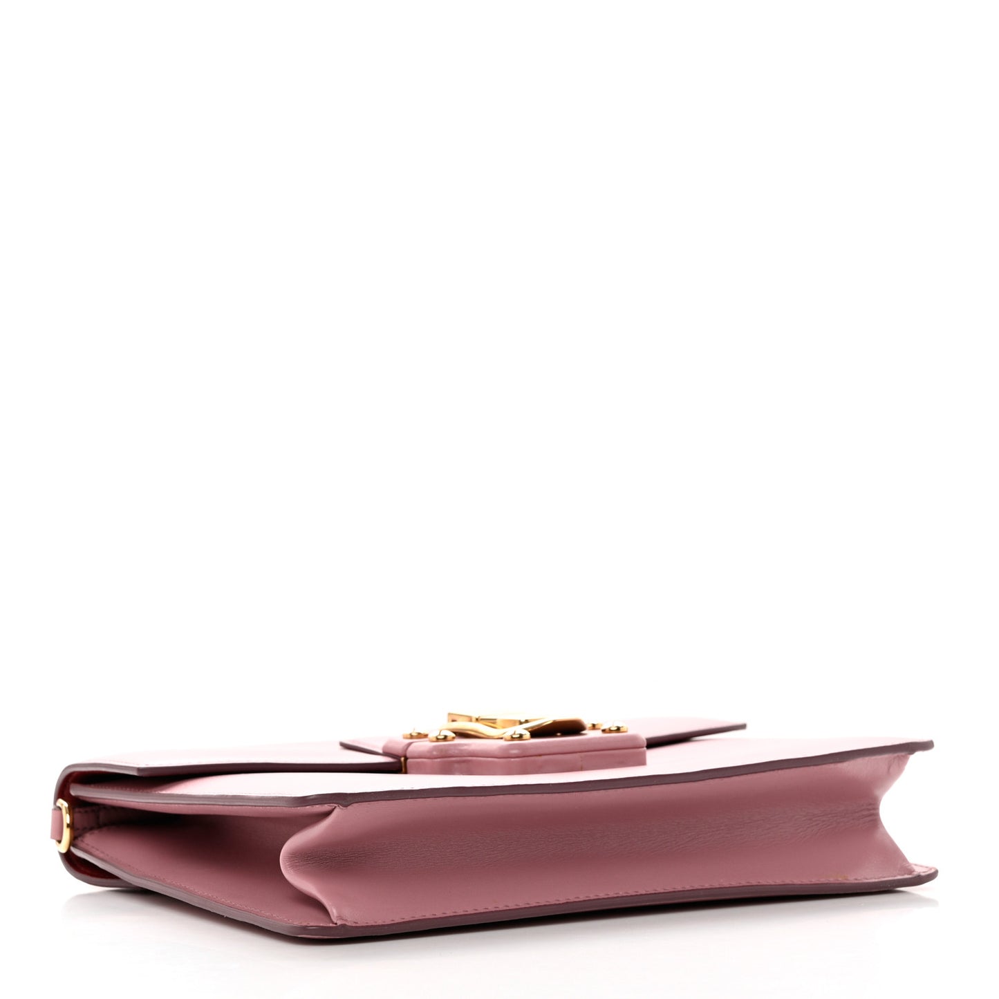 Calfskin Lucia Satchel Pink