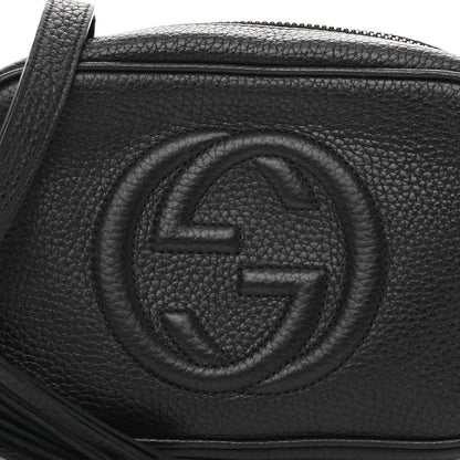 Gucci Pebbled Calfskin Mini Soho Disco Bag Black 8 of 10