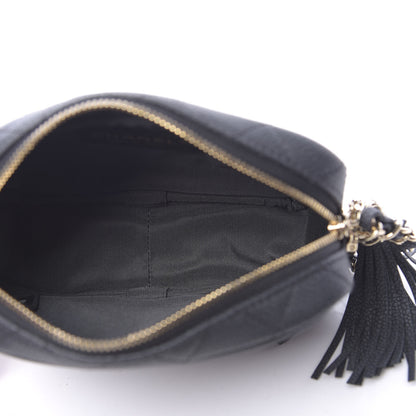 Chanel Iridescent Caviar Quilted Mini Coco Tassel Camera Case Black 4 of 9