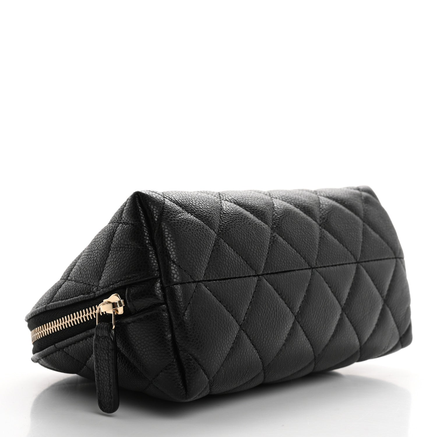 Chanel Caviar Quilted Small Cosmetic Case Black 4 of 7